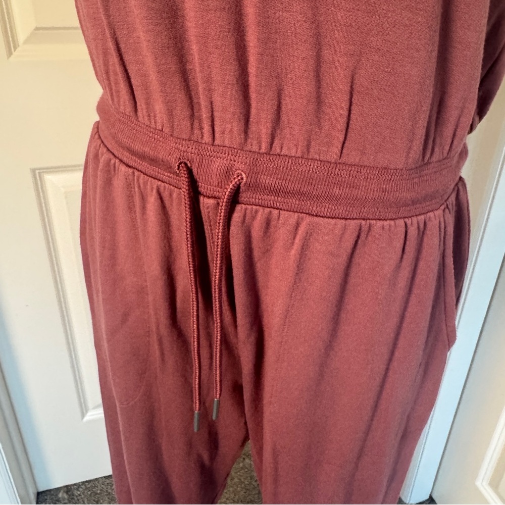 Athleta Balance Jumpsuit, Tawny Rose SIZE S #988523 W701, Pockets, Comfy - Picture 5 of 14
